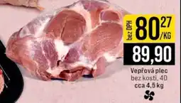 Jip Vepřová plec bez kosti 4D cca 4,5 kg nabídka