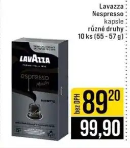 Jip Lavazza Nespresso kapsle nabídka