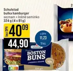 Jip Schulstad bulka hamburger nabídka