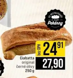 Jip Ciabatta original černé olivy nabídka