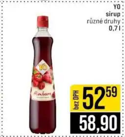 Jip Yo sirup nabídka