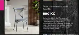 Kondela Šedá stohovatelná židle SAVITA nabídka