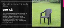 Kondela Zahradní stohovatelné křeslo ZAMA nabídka