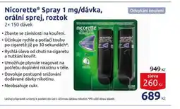 Benu Nicorette® Spray /dávka, orální sprej, roztok nabídka