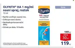 Benu OLYNTHⓇ HA nosní sprej, roztok nabídka