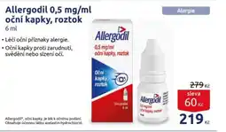 Benu Allergodil oční kapky, roztok nabídka