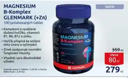 Benu MAGNESIUM B-Komplex GLENMARK (+Zn) nabídka