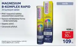Benu MAGNESIUM B-komplex Rapid nabídka