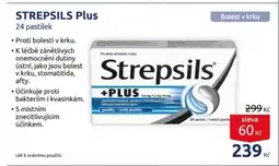 Benu STREPSILS Plus nabídka