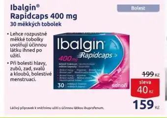 Benu Ibalgin® Rapidcaps nabídka