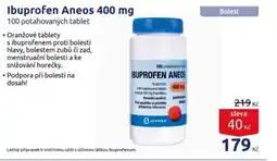 Benu Ibuprofen Aneos nabídka