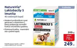 Benu NatureVia® Laktobacily 5 Imunita nabídka