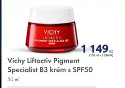 Benu VICHY Liftactiv Pigment Specialist B3 krém s SPF50 nabídka