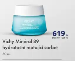 Benu VICHY Minéral 89 hydratační matující sorbet nabídka