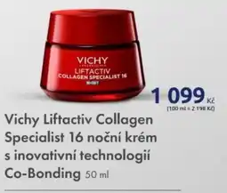 Benu VICHY Liftactiv Collagen Specialist 16 noční krém s inovativní technologií Co-Bonding nabídka