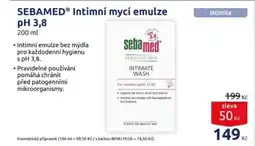 Benu SEBAMED® Intimní mycí emulze pH 3,8. nabídka