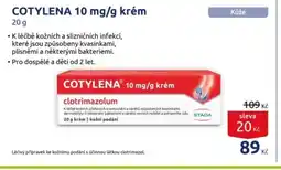 Benu COTYLENA krém nabídka