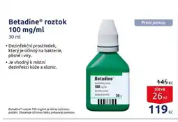 Benu BetadineⓇ roztok nabídka