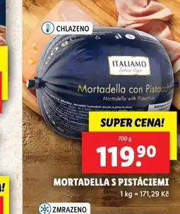 Lidl Mortadella s pistáciemi nabídka
