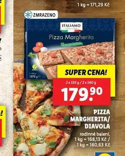 Lidl Pizza diavola nabídka
