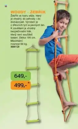 Dráčik WOODY - ŽEBŘÍK nabídka