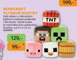 Dráčik MINECRAFT PLYŠOVÉ KOSTKY nabídka