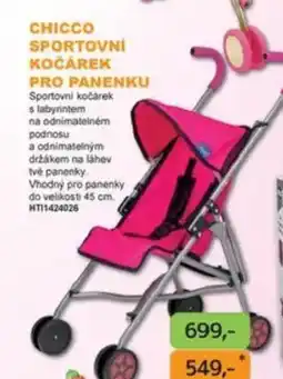 Dráčik CHICCO SPORTOVNÍ KOČÁREK PRO PANENKU nabídka