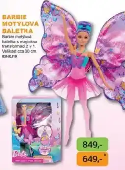 Dráčik BARBIE MOTÝLOVÁ BALETKA nabídka