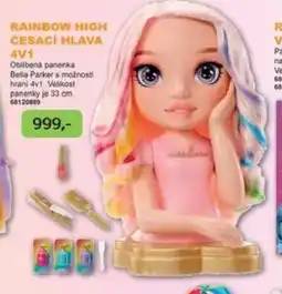 Dráčik RAINBOW HIGH ČESACÍ HLAVA 4V1 nabídka