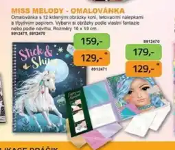 Dráčik MISS MELODY - OMALOVÁNKA nabídka