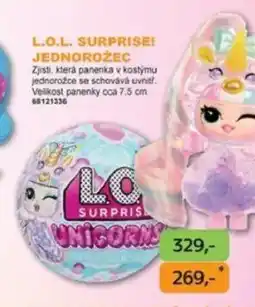 Dráčik L.O.L. SURPRISE! JEDNOROŻEC nabídka