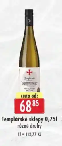 Astur&Qanto Templářské sklepy nabídka
