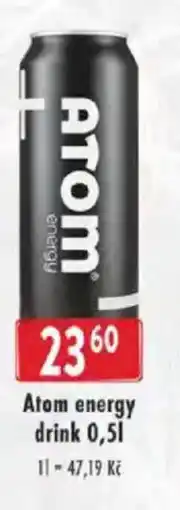 Astur&Qanto Atom energy drink nabídka
