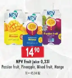 Astur&Qanto NPV Fruit juice nabídka