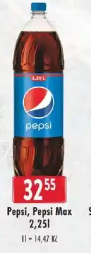 Astur&Qanto Pepsi, Pepsi Max nabídka