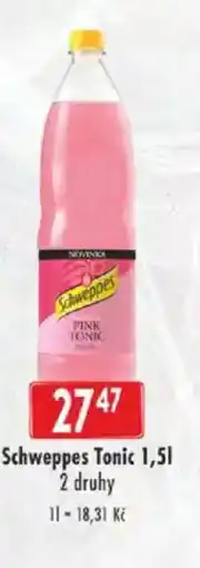 Astur&Qanto Schweppes Tonic nabídka