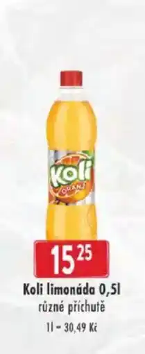 Astur&Qanto Koli limonáda nabídka