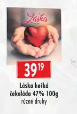 Astur&Qanto Láska hořká čokoláda 47% nabídka