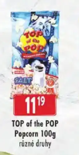 Astur&Qanto TOP of the POP Popcorn nabídka
