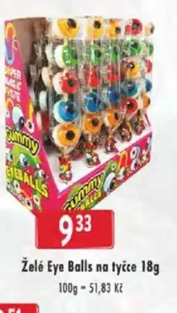 Astur&Qanto Želé Eye Balls na tyčce nabídka