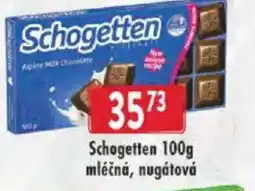Astur&Qanto Schogetten mléčná, nugátová nabídka