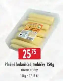 Astur&Qanto Plněné kukuřičné trubičky nabídka