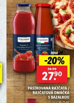 Lidl Pasírovaná rajčata nabídka