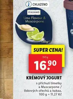 Lidl Krémový jogurt nabídka