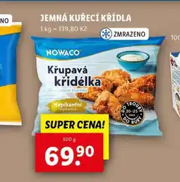 Lidl Jemná kuřecí křídla nabídka