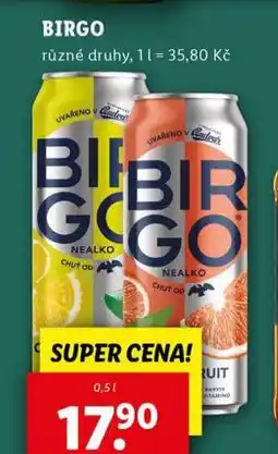 Lidl Birgo nealkoholické pivo nabídka