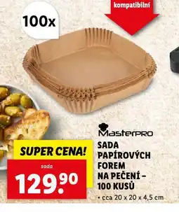 Lidl Sada papírových forem na pečení nabídka