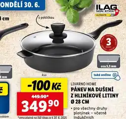 Lidl Pánev na dušení z hliníkové litiny nabídka