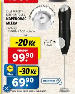 Lidl Napěňovač mléka nabídka