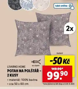 Lidl Potah na polštář nabídka